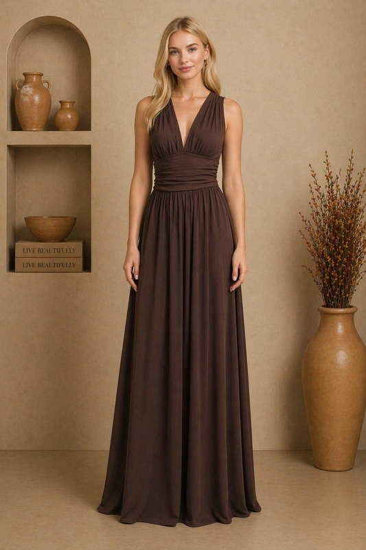 Caridad | Mono sin Mangas Elegante y de Pierna Ancha