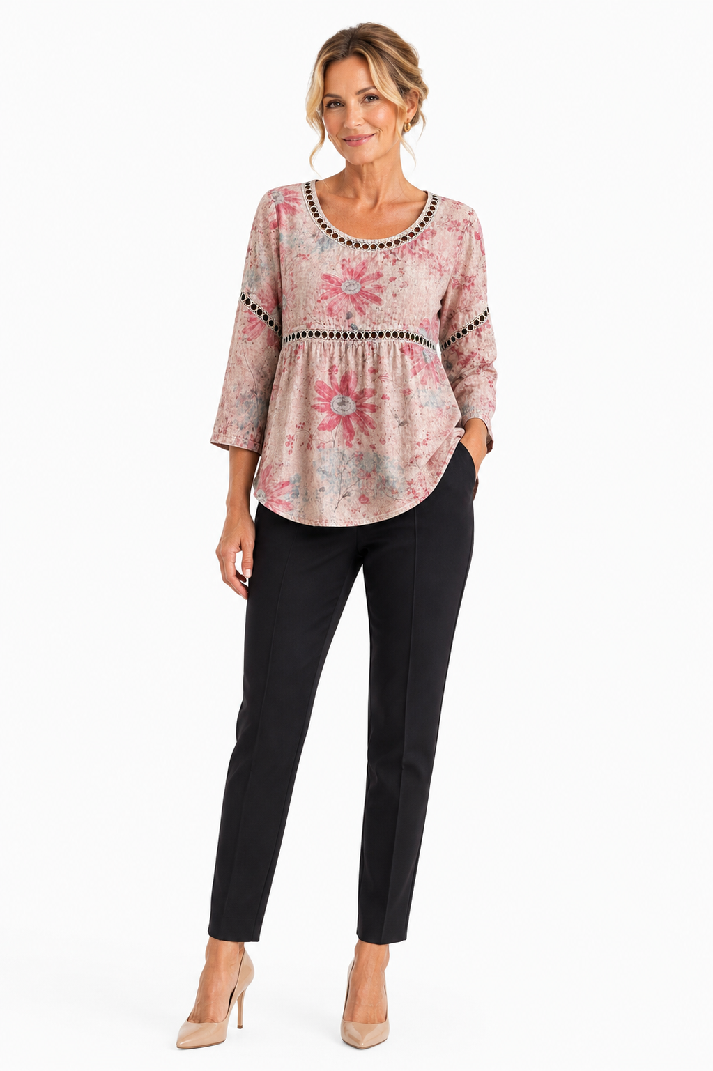 Nayla | Blusa vintage floral