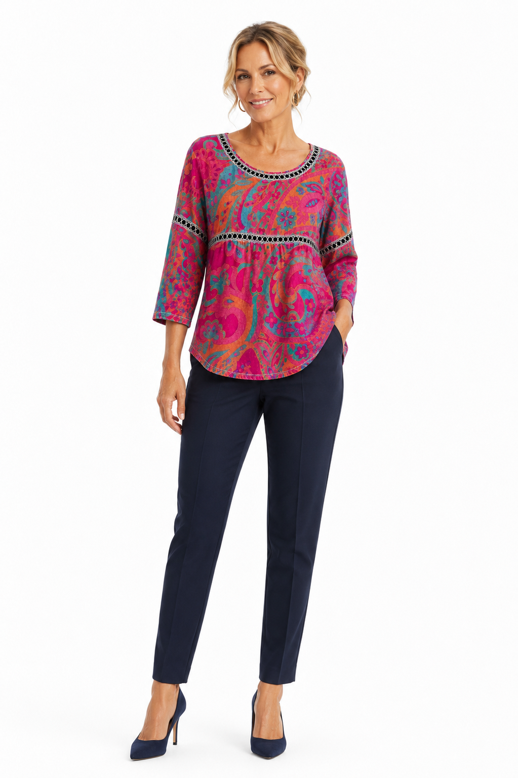 Nayla | Blusa vintage floral