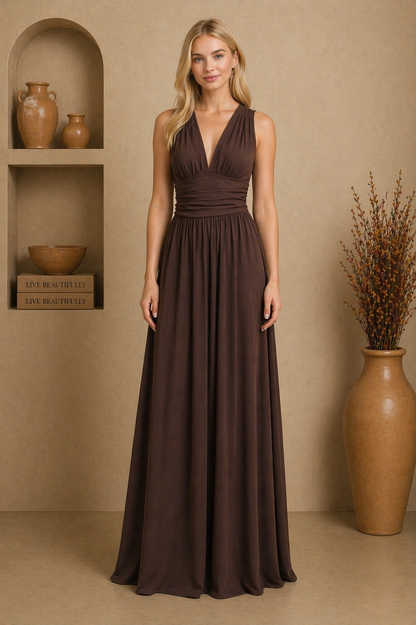 Caridad | Mono sin Mangas Elegante y de Pierna Ancha