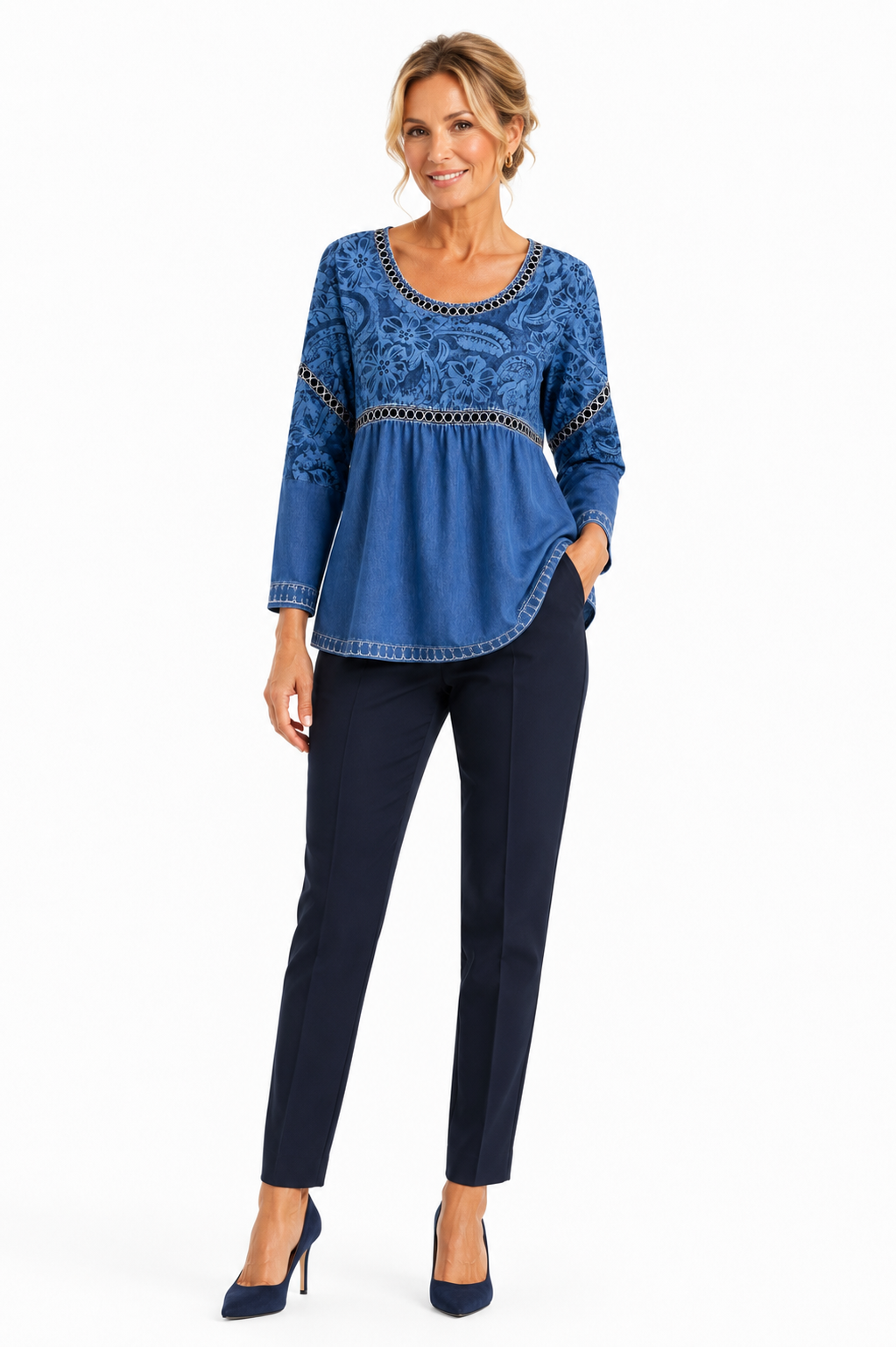 Nayla | Blusa vintage floral