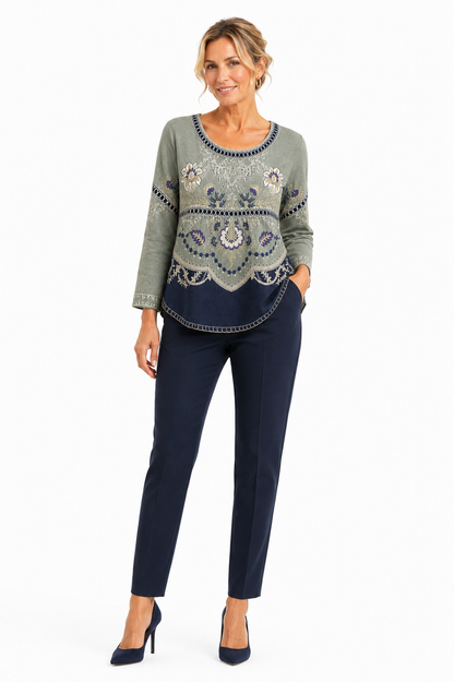 Nayla | Blusa vintage floral